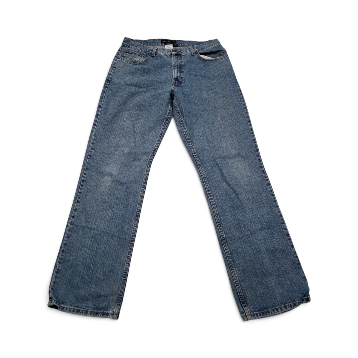 Pantalon Relaxed Fit Tommy Hilfiger 34x34 Azul Claro (Usado)
