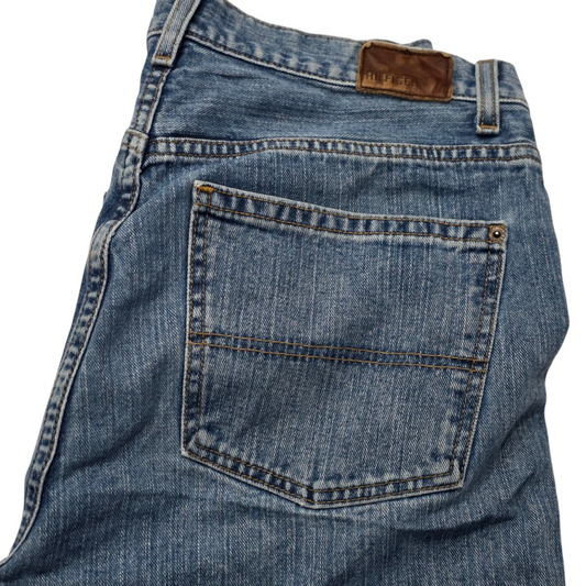 Pantalon Relaxed Fit Tommy Hilfiger 34x34 Azul Claro (Usado)