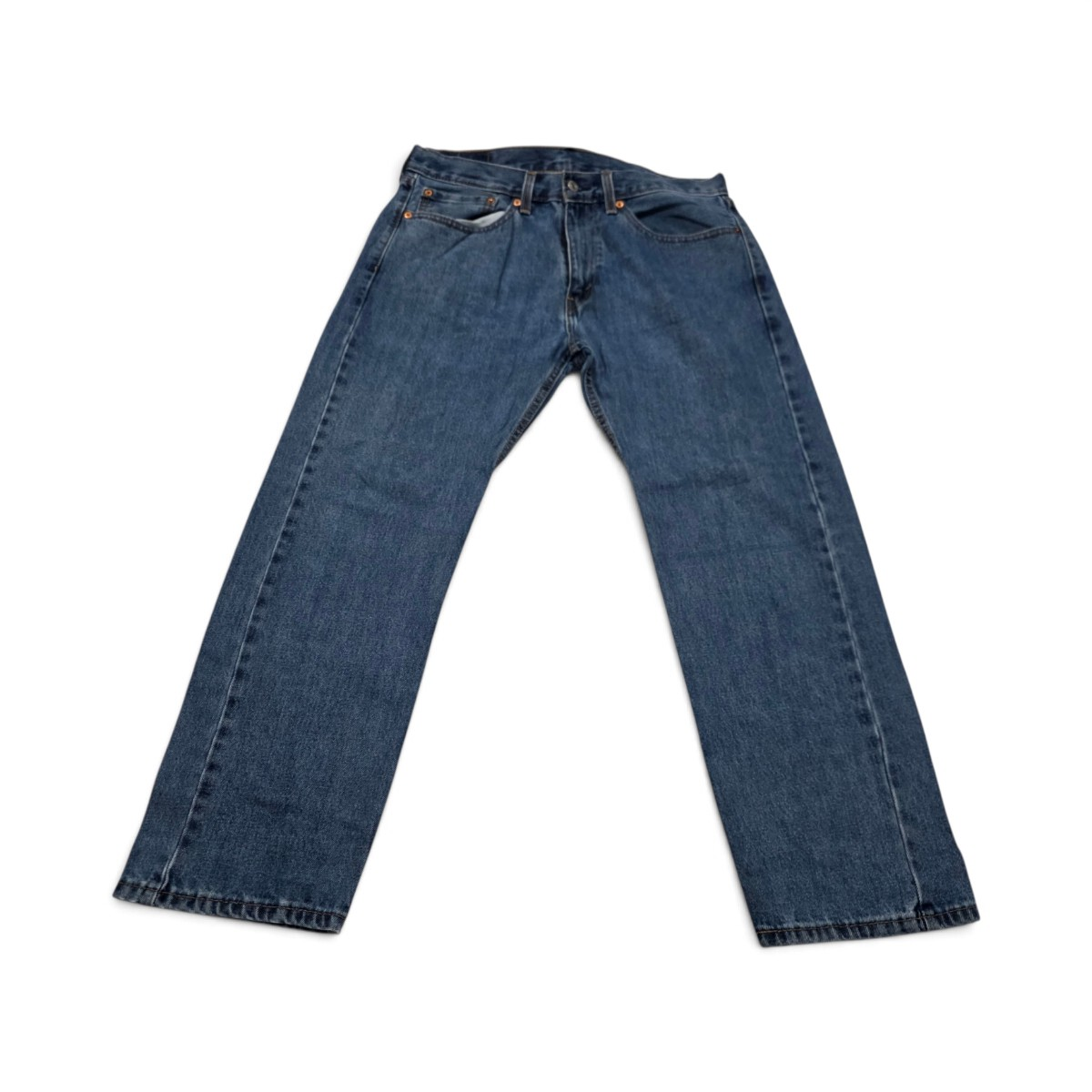 Pantalon Levis 505 34x29 Azul Marino Recto (Usado)