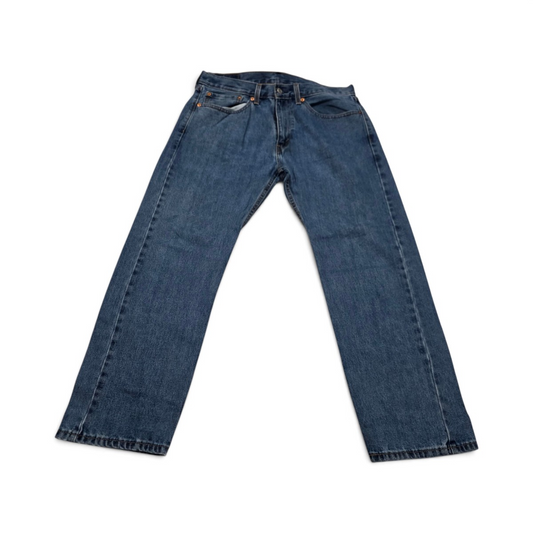Pantalon Levis 505 34x29 Azul Marino Recto (Usado)
