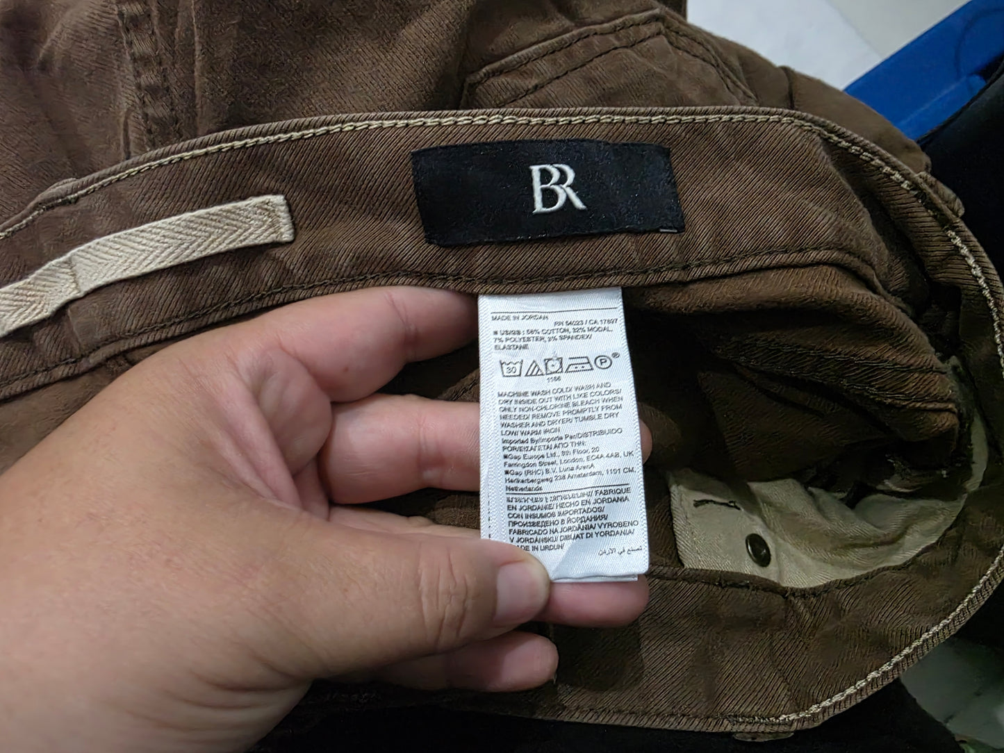Pantalon Tapared Banana Republic 35x32 Cafe (Usado)