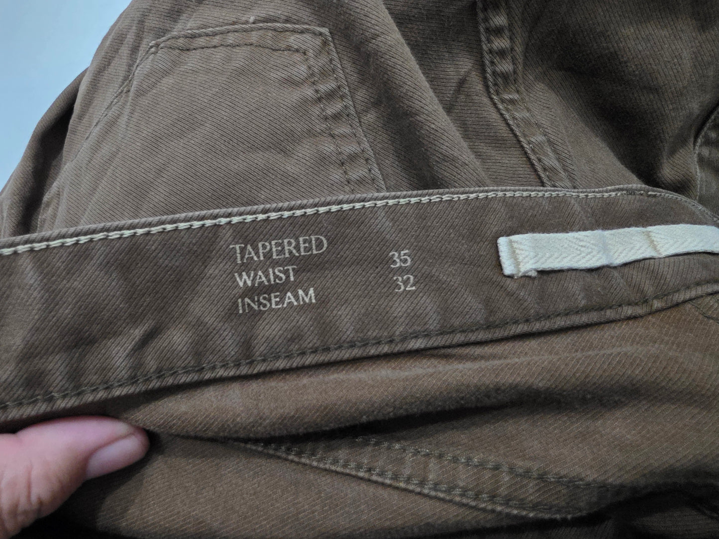 Pantalon Tapared Banana Republic 35x32 Cafe (Usado)