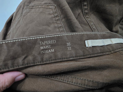 Pantalon Tapared Banana Republic 35x32 Cafe (Usado)