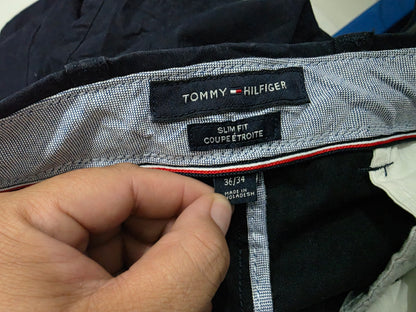 Pantalon Slim Fit Tommy Hilfiger 36x34 Azul (Usado)