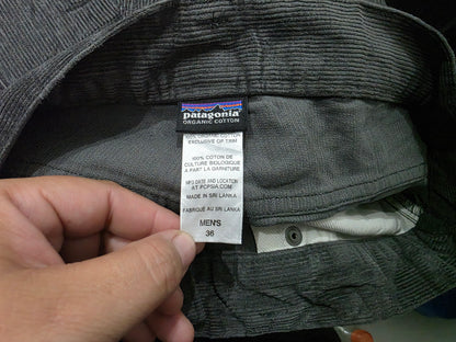 Pantalon Recto Patagonia 36 Gris Pana (Usado)