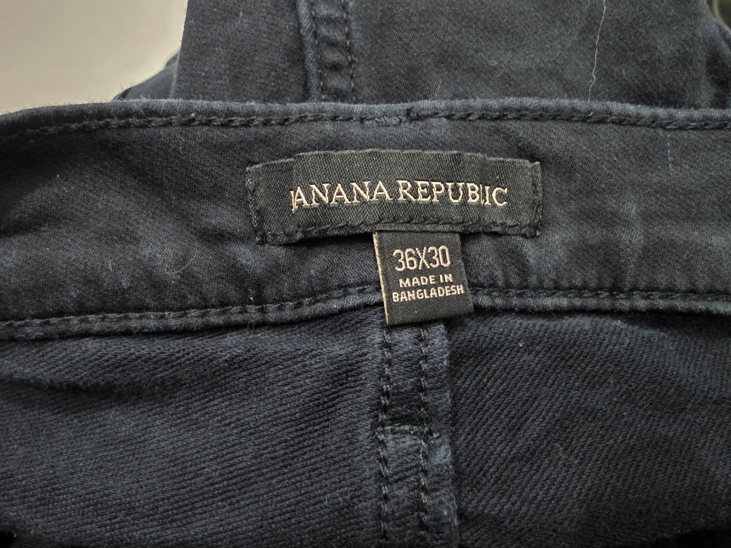 Pantalon Slim Fit Banana Republic 36x30 Azul (Usado)