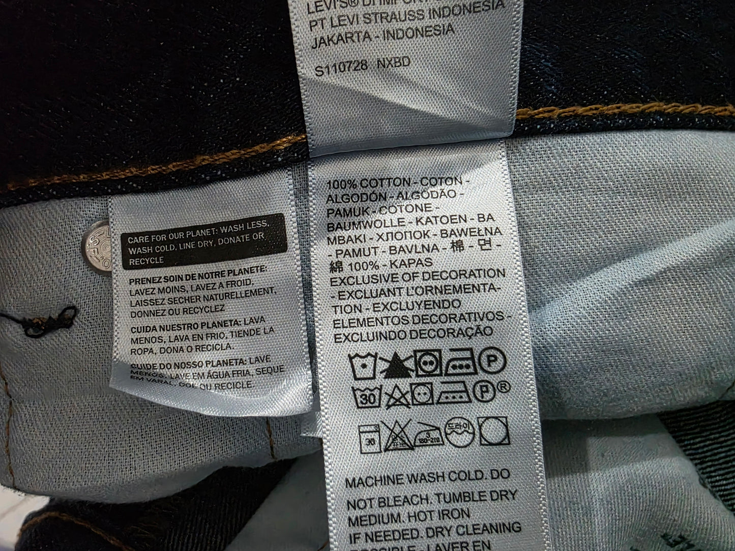 Pantalon Bootcut Levis 517 36x30 Azul (Usado)