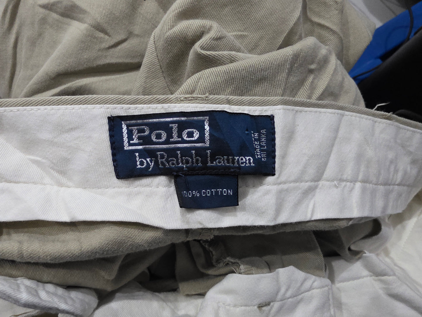 Pantalon Relaxed Ralph Lauren 38x32 Caqui (Usado)