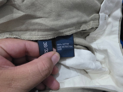 Pantalon Relaxed Ralph Lauren 38x32 Caqui (Usado)