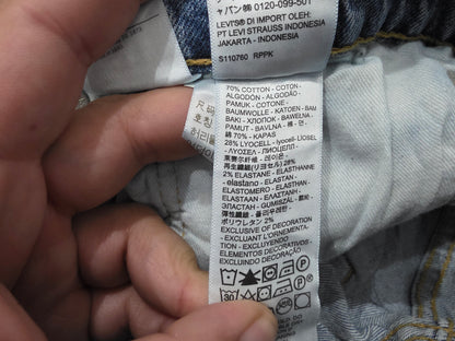 Pantalon Slim Taper Levis 512 38x32 Azul (Usado)