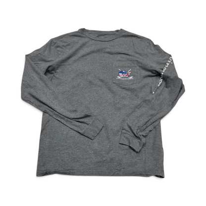Playera Vineyard Vines Chico S Ballena Hockey Manga Larga (Usado)