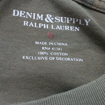 Playera Ralph Lauren Chico S Verde Camoflaje (Usado)