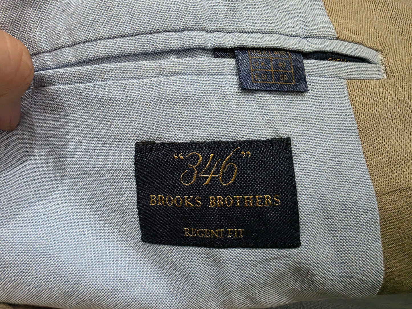 Saco Brooks Brothers 40 R Cafe Claro (Usado)