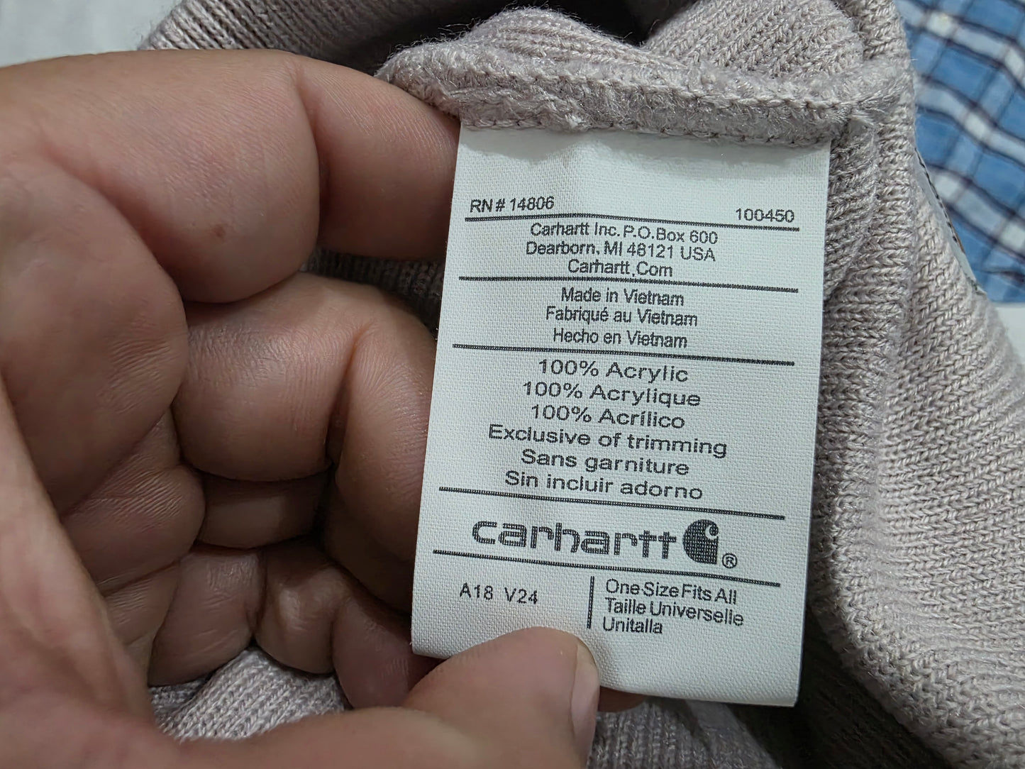 Gorro Carhartt One Size Rosa (Usado)