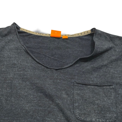 Playera Hugo Boss Mediana M Azul Manga Larga (Usado)