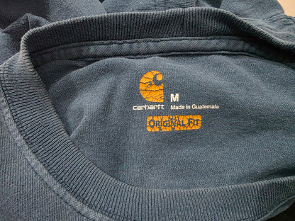 Playera Original Fit Carhartt Mediana M Azul (Usado)