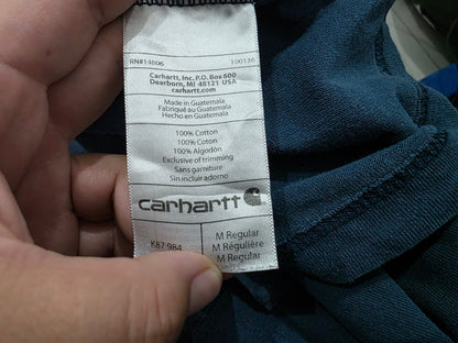 Playera Original Fit Carhartt Mediana M Azul (Usado)
