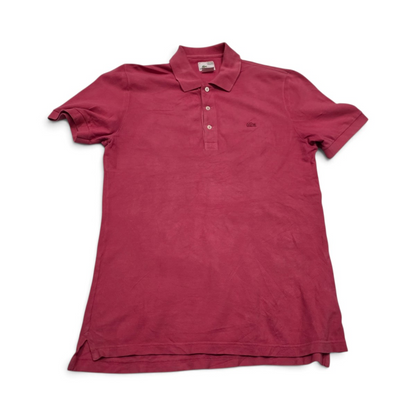Playera Lacoste Vintage Washe Medianam Fr 4 Rosa Deslavado (Usado)