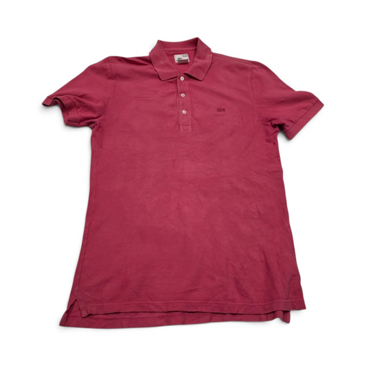 Playera Lacoste Vintage Washe Medianam Fr 4 Rosa Deslavado (Usado)