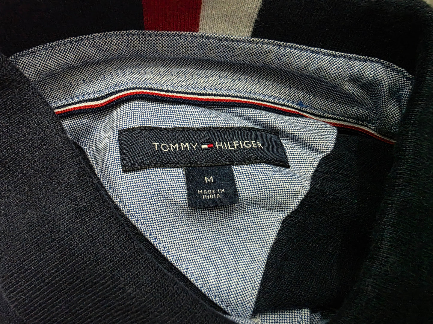 Playera Tommy Hilfiger Mediana M Azul Manga Larga (Usado)
