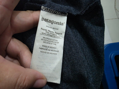 Playera Patagonia Mediana M Azul Manga Larga (Usado)