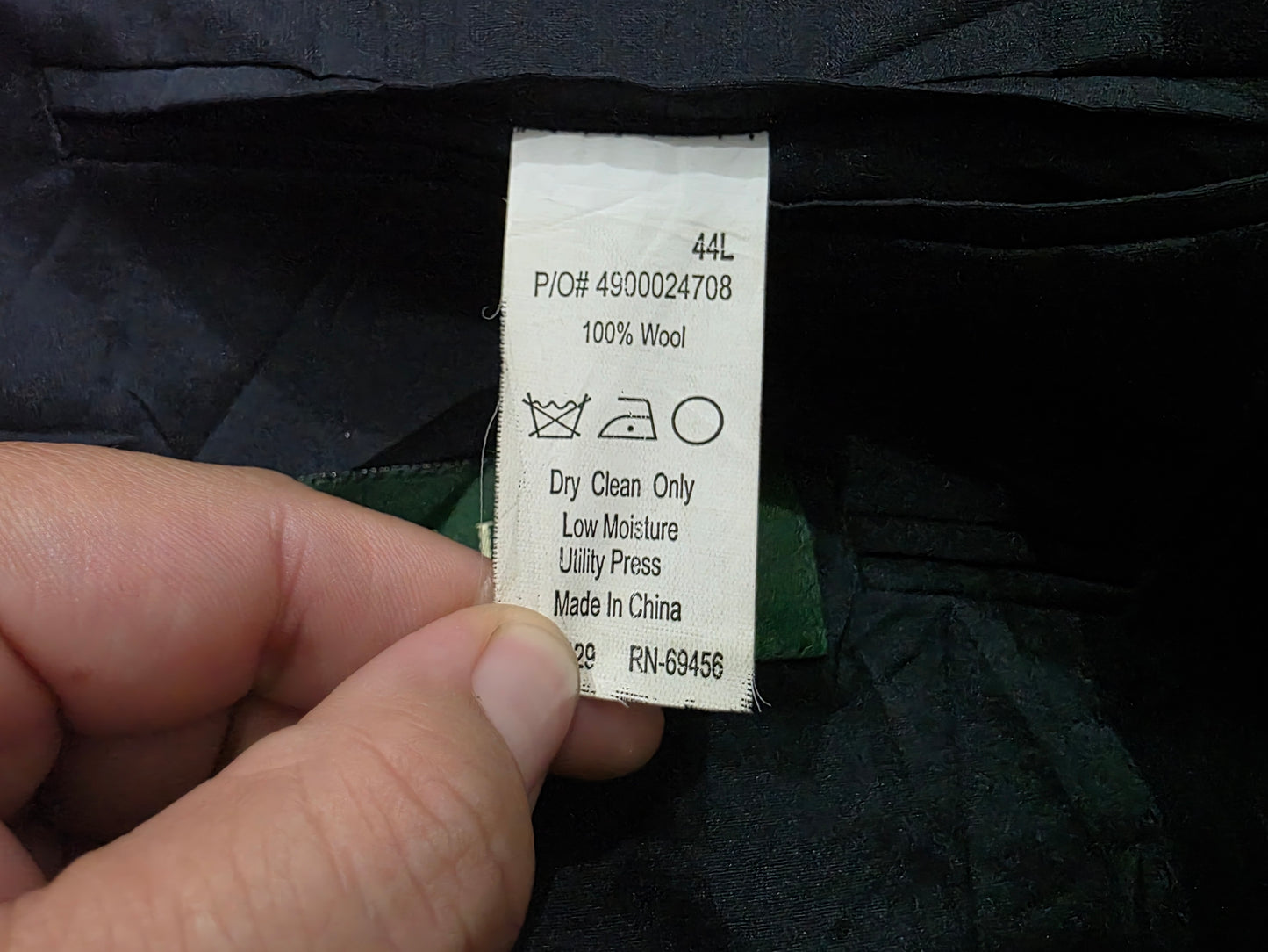 Saco Ralph Lauren 44l Azul (Usado)