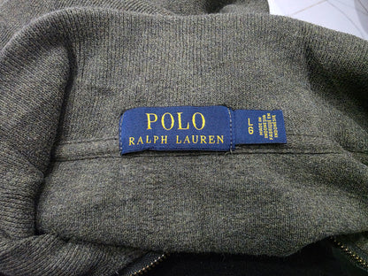 Sueter Ralph Lauren Grande L Verde Pony Morado (Usado)