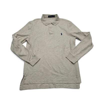 Playera Polo Ralph Lauren Grande L Cafe Manga Larga (Usado)
