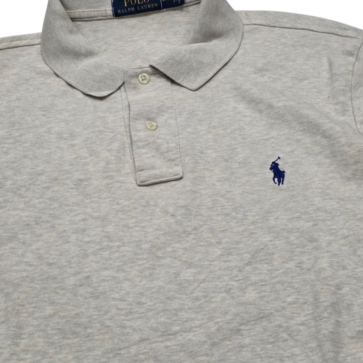 Playera Polo Ralph Lauren Grande L Cafe Manga Larga (Usado)