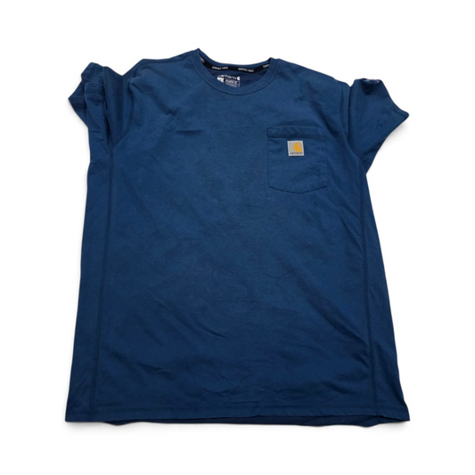 Playera Relaxed Fit Carhartt Grande L Azul (Usado)