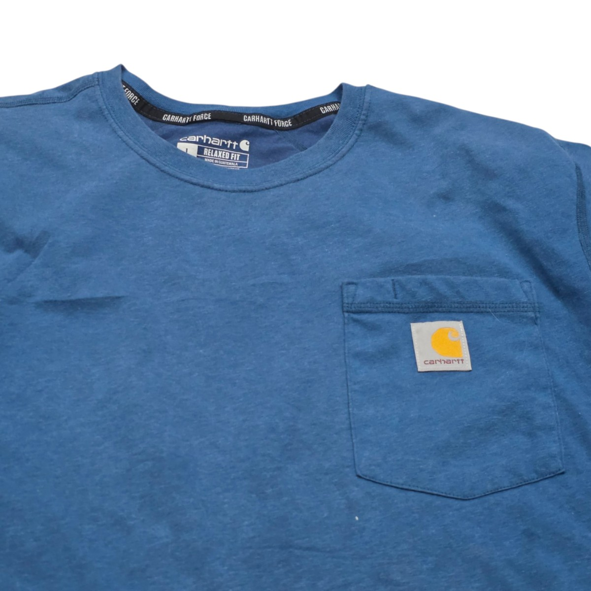 Playera Relaxed Fit Carhartt Grande L Azul (Usado)