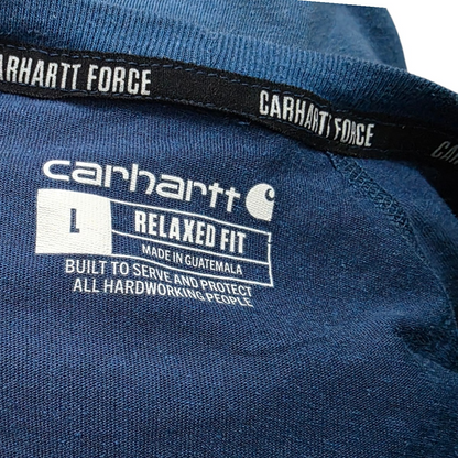 Playera Relaxed Fit Carhartt Grande L Azul (Usado)