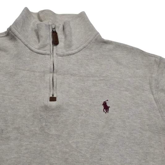 Sueter Ralph Lauren Grande L Cafe Pony Vino (Usado)