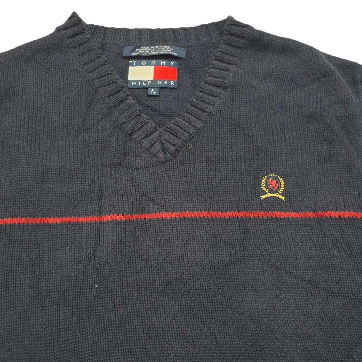 Chaleco Tommy Hilfiger Grande L Azul (Usado)