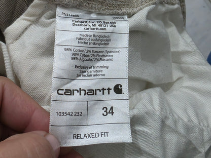 Bermuda Carhartt Talla 34 Caqui (Usado)