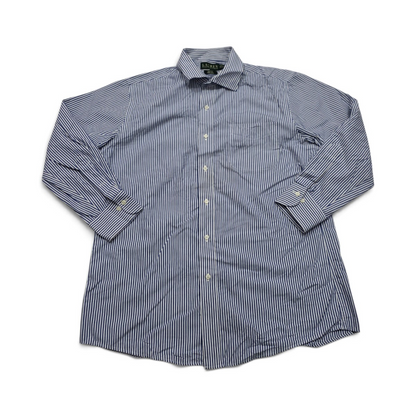 Camisa Ralph Lauren Grande L Azul Lineas (Usado)