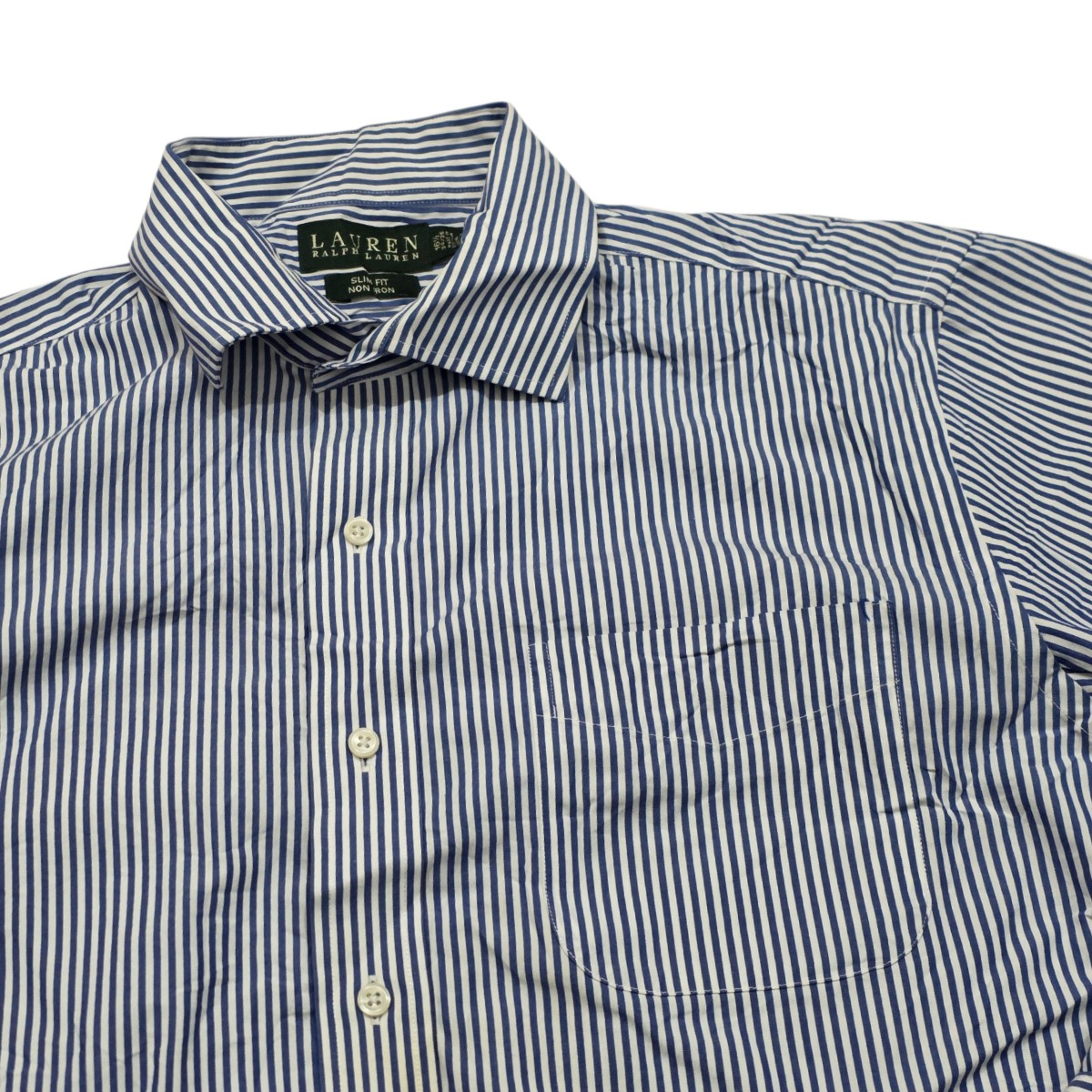 Camisa Ralph Lauren Grande L Azul Lineas (Usado)