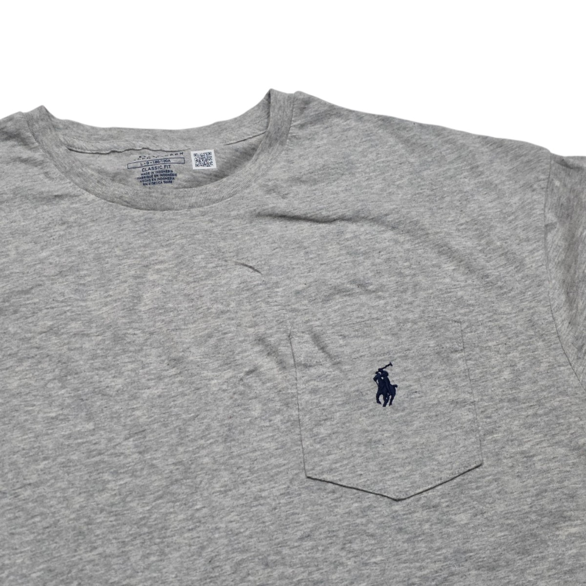 Playera Ralph Lauren Grande L Gris (Usado)