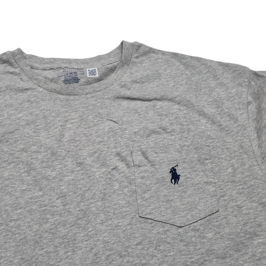 Playera Ralph Lauren Grande L Gris (Usado)