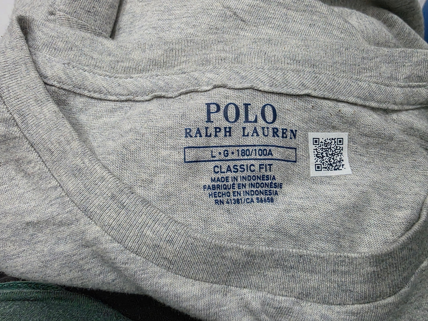 Playera Ralph Lauren Grande L Gris (Usado)