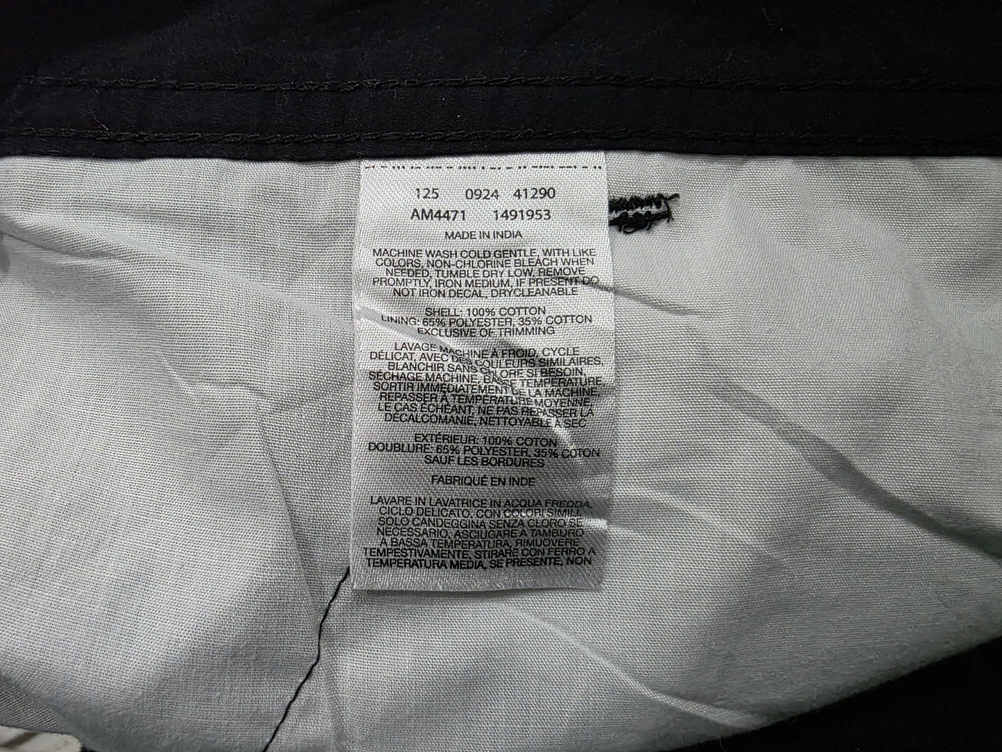 Bermuda Columbia Talla 34 Negro (Usado)