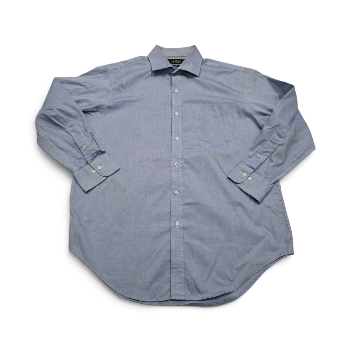 Camisa Ralph Lauren Grande L Azul 16 1/2 32-33 Classic Fit