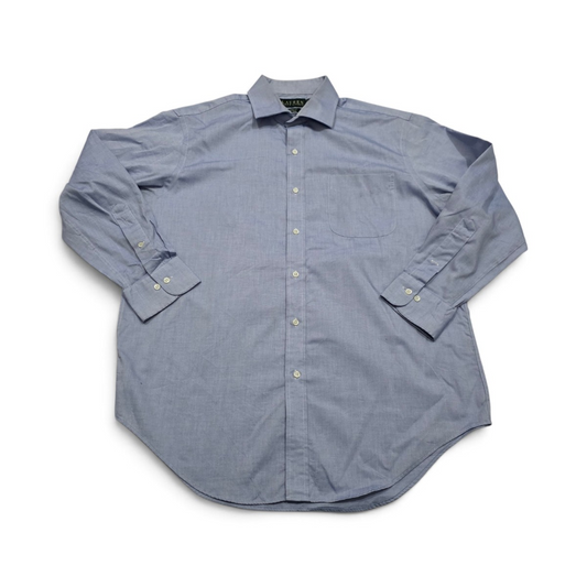 Camisa Ralph Lauren Grande L Azul 16 1/2 32-33 Classic Fit