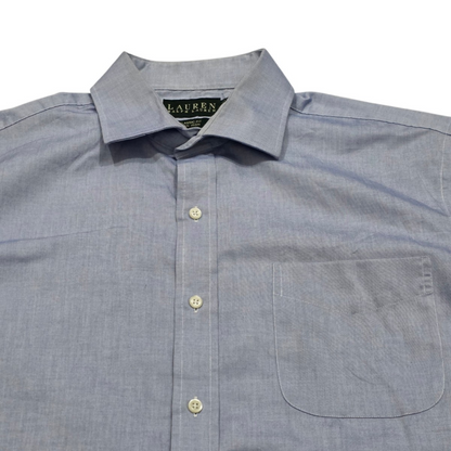 Camisa Ralph Lauren Grande L Azul 16 1/2 32-33 Classic Fit