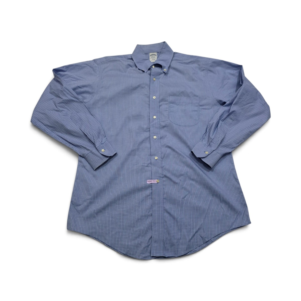 Camisa Brooks Brothers Grande L Cuadro Azul (Usado)