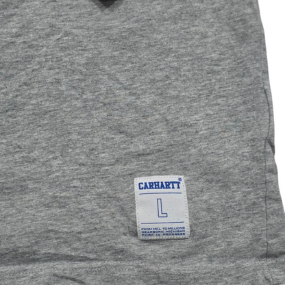 Playera Carhartt Grande L Gris Y Negro Manga Larga (Usado)