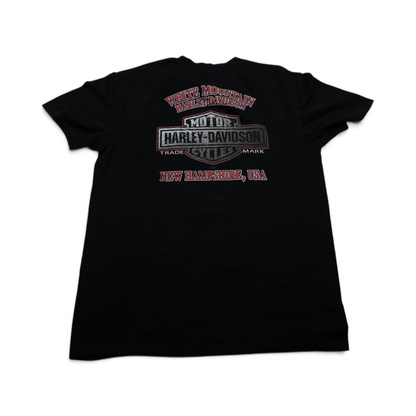 Playera Harley Davidson Grande L White Mountain Negro (Usado)