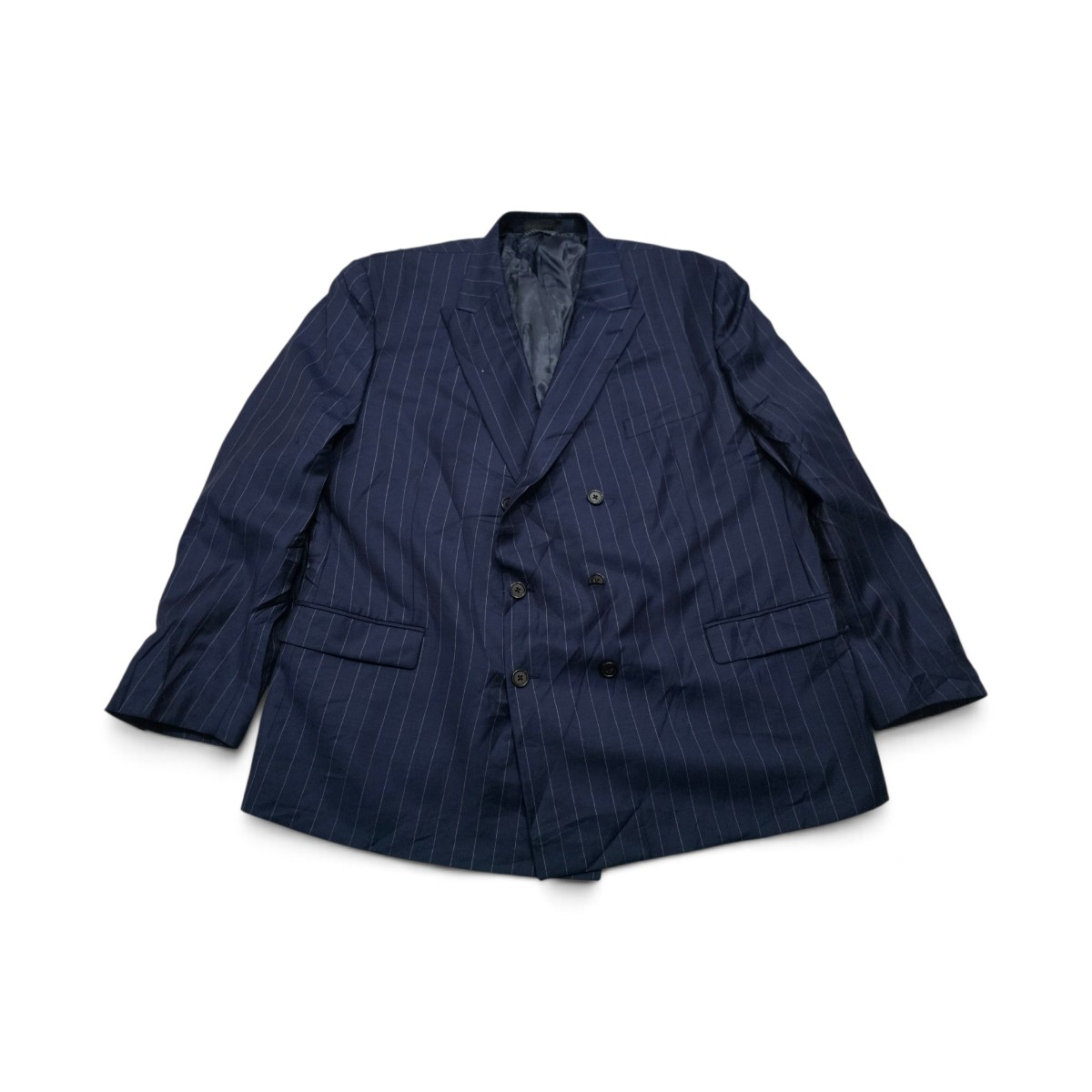 Saco Ralph Lauren Talla 50r Azul Lineas (Usado)