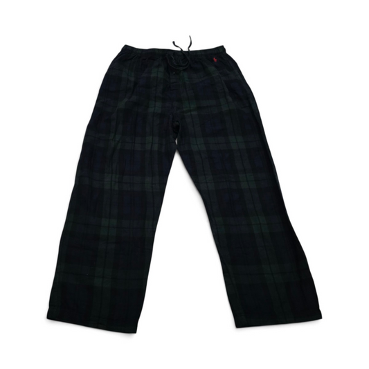 Pantalon Pijama Ralph Lauren Xgrande Xl Cuadro Verde Y Azul (Usado)