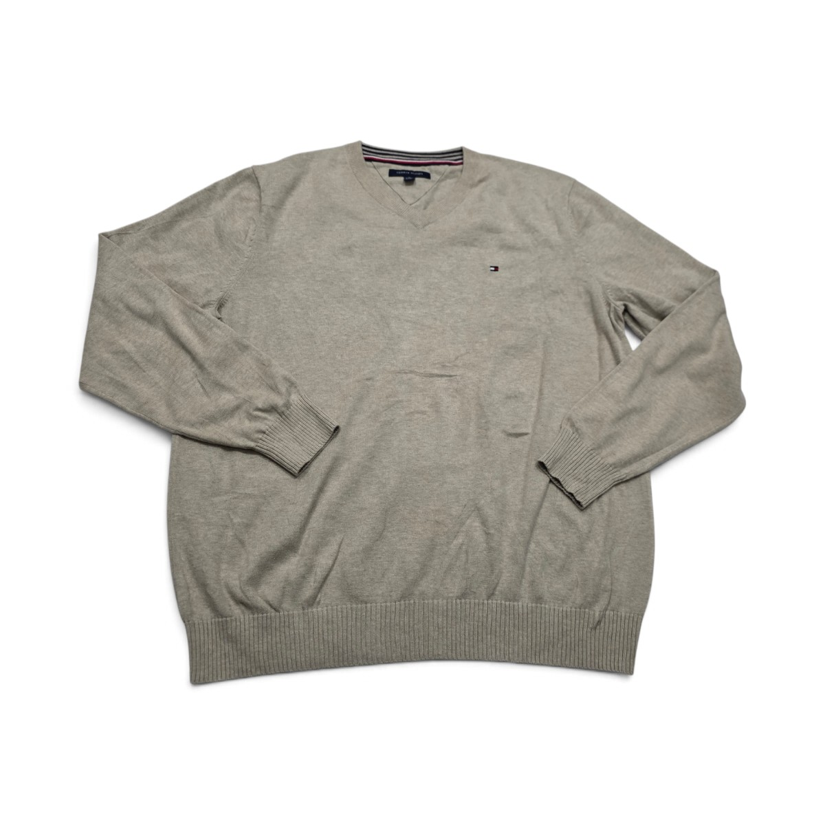 Sueter Tommy Hilfiger Xgrande Xl Cafe Cuello V (Usado)